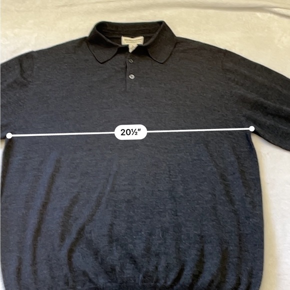 Pronto Uomo Merino Wool Sweater Men’s Size L | Charcoal Gray Pullover - Picture 4 of 8